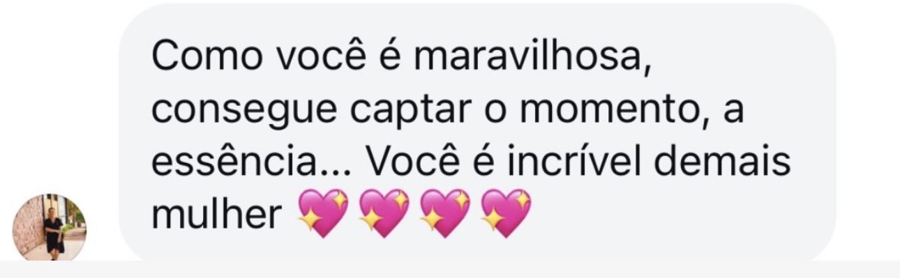 Depoimento de agradecimento pelo registro do casamento